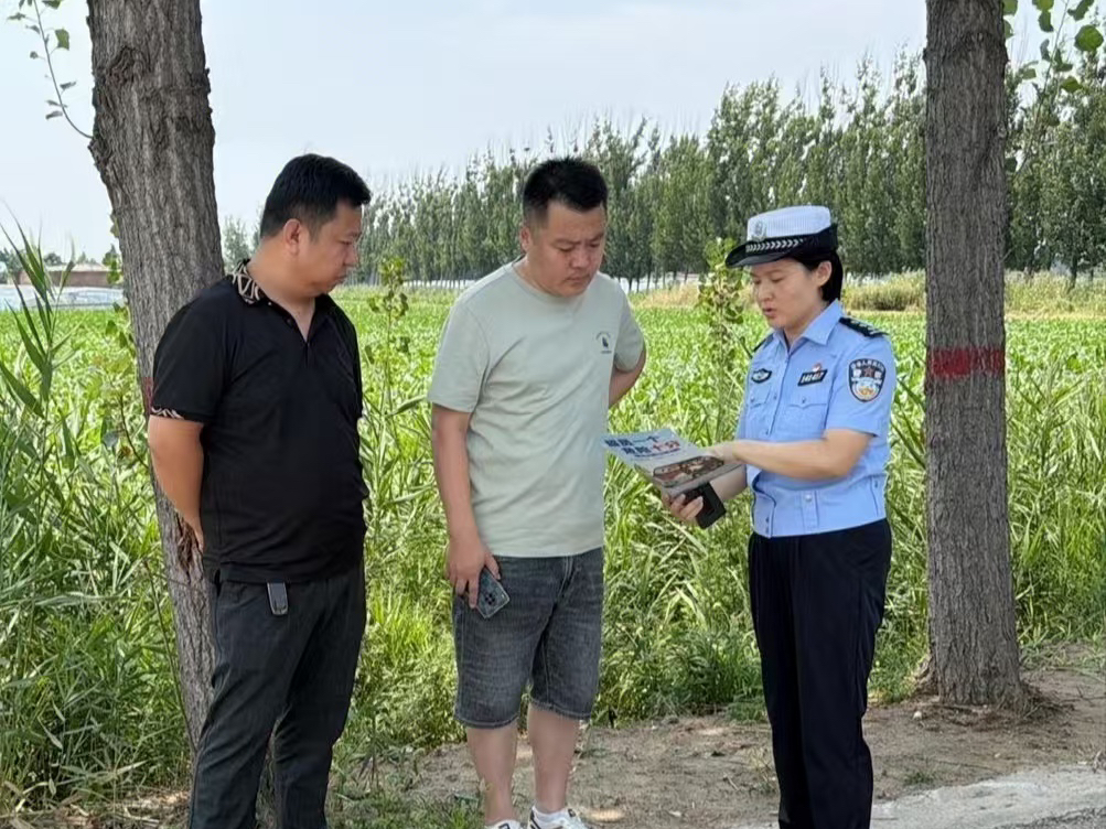聊城市东昌府区交通管理大队持续开展“百警进乡村”宣传活动